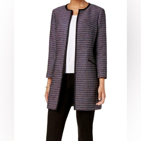 Charter Club boucle tweed topper coat - Picture 9 of 9